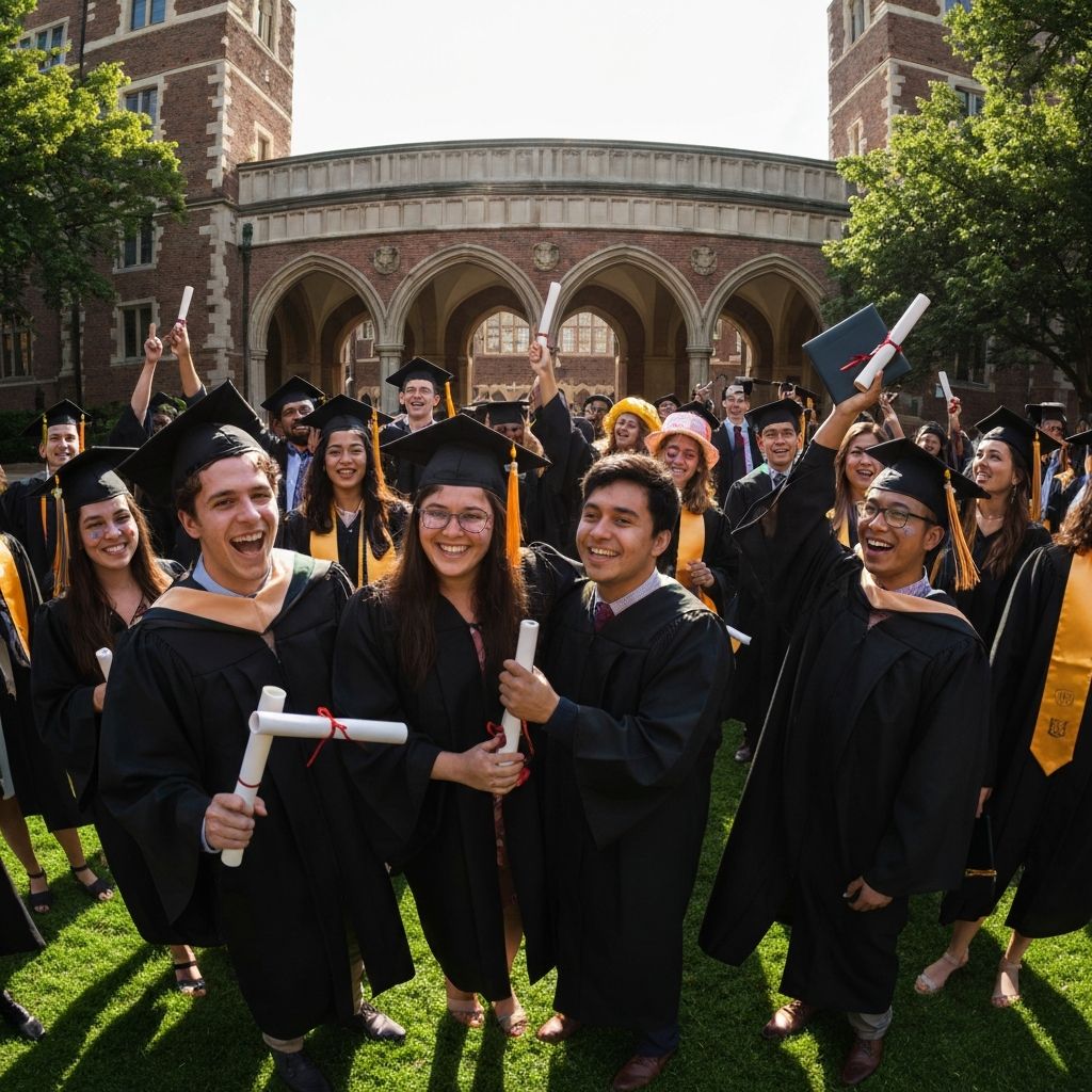 Students celebrating